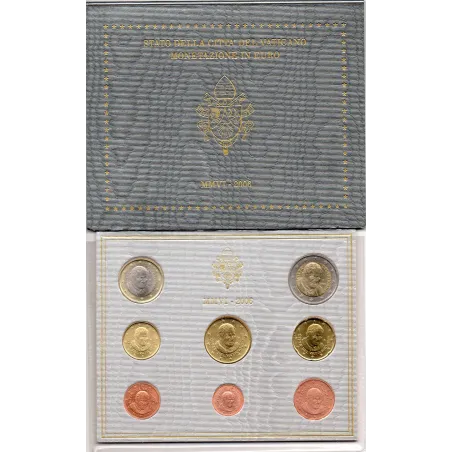 Coffret BU Vatican 2006 Benoit XVI pièces de monnaie