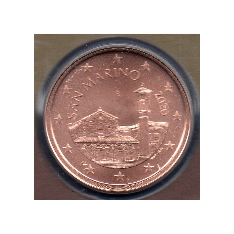 Pièce 5 centimes BU Saint-Marin 2020