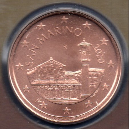 Pièce 5 centimes BU Saint-Marin 2020