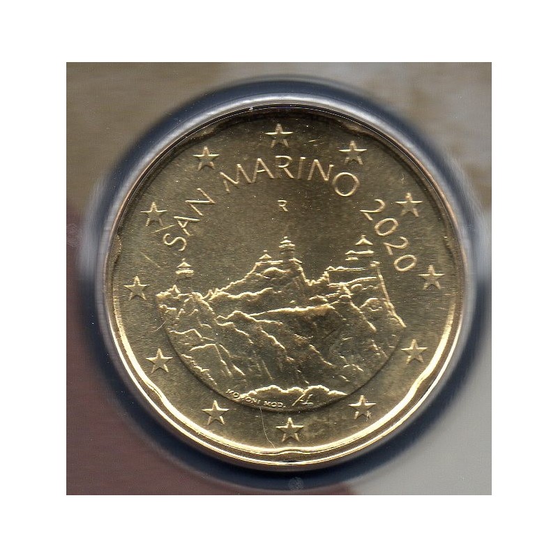 Pièce 20 centimes BU Saint-Marin 2020