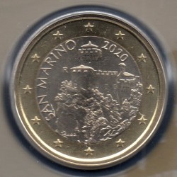 Pièce 1 euro BU Saint-Marin 2020