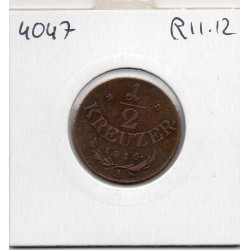 Autriche 1/2 kreuzer 1816 A Vienne TTB-, KM 2110 pièce de monnaie