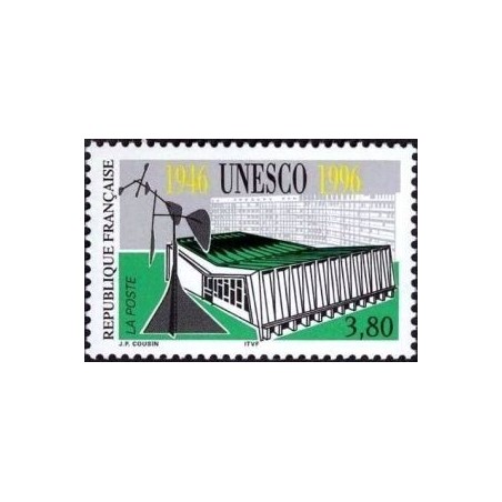 Timbre Yvert No 3035 Cinquantenaire de l'UNESCO