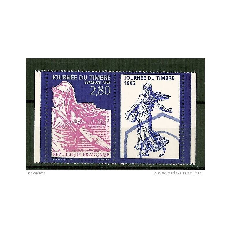 Timbre Yvert No 2991b journée du timbre la semeuse Issue de carnet