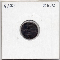 Suisse Canton Saint Gall 1/2 Kreuzer 1811 TTB+, KM 109 pièce de monnaie