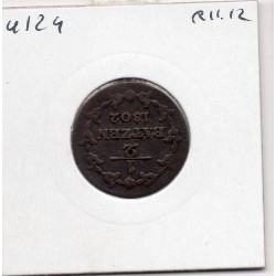 Suisse République Helvete 1/2 batzen 1802 TB+, KM A6 pièce de monnaie