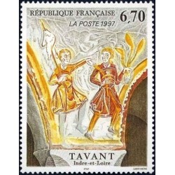 Timbre Yvert  France No 3049 Fresques de Tavant