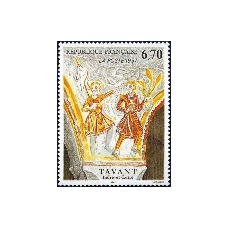 Timbre Yvert  France No 3049 Fresques de Tavant