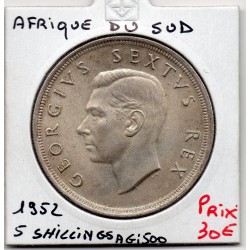 Afrique du sud 5 shillings 1952 Sup KM 41 pièce de monnaie