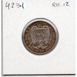 Equateur 2 decimos de sucre 1895 Philadelphie Sup, KM 51.4 pièce de monnaie
