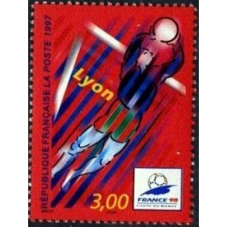 Timbre Yvert No 3074 Lyon, france 1998 coupe du monde de foot