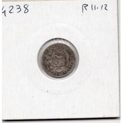 Pérou 1/2 dinero 1907 TTB, KM 206 pièce de monnaie