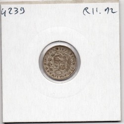 Pérou 1/2 dinero 1910 Sup, KM 206 pièce de monnaie