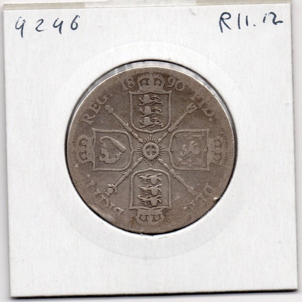 Grande Bretagne 1 Florin 1890 TB, KM 762 pièce de monnaie