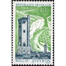 Timbre Yvert No 3079 Millau en Aveyron