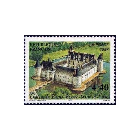 Timbre Yvert No 3081 Chateau de Plessis Bourré dans le Maine et Loire