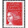 Timbre Yvert France No 3083 Marianne de Luquet sans valeur rouge