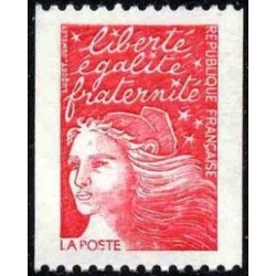 Timbre Yvert France No 3084 Marianne de Luquet sans valeur rouge de roulette