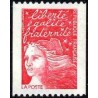 Timbre Yvert France No 3084 Marianne de Luquet sans valeur rouge de roulette