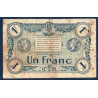 Troyes 1 franc TTB- 1.1.1921 Pirot 8 Billet de la chambre de Commerce