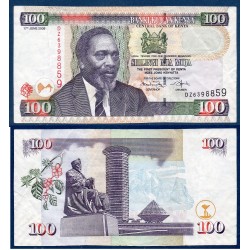 Kenya Pick N°48d, Billet de banque de 100 Schillings 2009