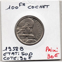 100 francs Cochet 1958 B Sup, France pièce de monnaie