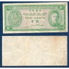 Hong Kong Pick N°322, Billet de banque de 5 cents  1945