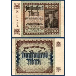 Allemagne Pick N°81d, Billet de banque de 5000 Mark 1922
