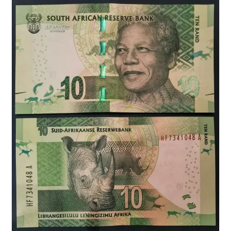 Afrique du sud Pick N°138b, Billet de banque de 10 rand 2016 Mandela