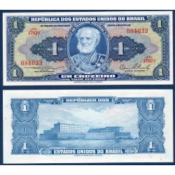 Bresil Pick N°150a, Billet de banque de 1 Cruzeiro 1954