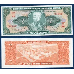 Bresil Pick N°157, Billet de banque de 2 Cruzeiros 1955
