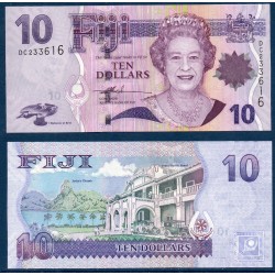 Fidji Pick N°111a, Billet de banque de 10 Dollars 2007
