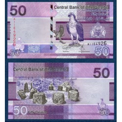 Gambie Pick N°40, Billet de banque de 50 Dalasis 2019
