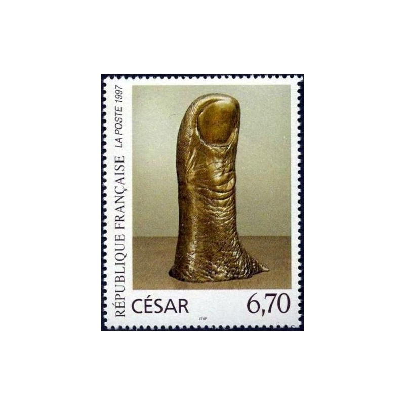 Timbre Yvert France No 3104 Le Pouce de César