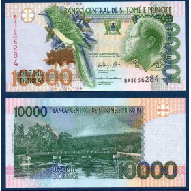 Sao Tomé et Principe P.66d, Neuf, Billet de 10000 Dobras 2013 Pont