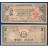 Philippines Pick N°S647A, Billet de banque de 2 Pesos 1942