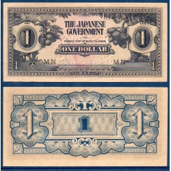Malaisie Malaya Pick N°M5b, Billet de banque de 1 Dollar 1942