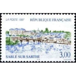 Timbre Yvert France No 3107 Sablé sur Sarthe