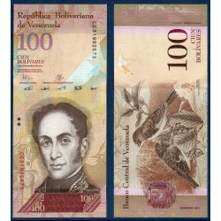 Venezuela Pick N°93j, Billet de banque de 100 Bolivares 5.11.2015