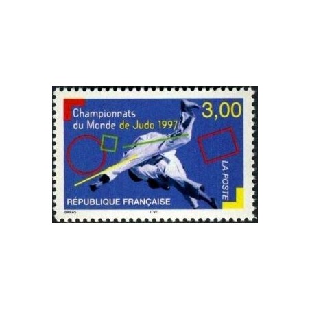 Timbre Yvert France No 3111 Championnat du monde de judo