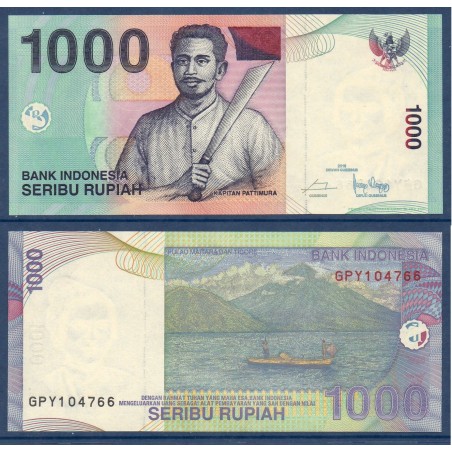 Indonésie Pick N°141n, Billet de banque de 1000 Rupiah 2016