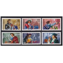 Timbre Yvert France No 3115-3120 Série Héros d'aventures