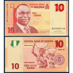 Nigeria Pick N°33a, Billet de Banque de 10 Naira 2006