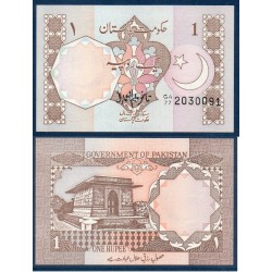 Pakistan Pick N°27j, Billet de banque de 1 Rupee 1983
