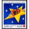 Timbre Yvert France No 3122 Croix Rouge, issu de feuille, ourson sur étoile