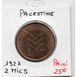 Palestine 2 Mils 1927 Sup+, KM 2 pièce de monnaie