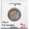 Chypre 9 Piastres 1921 TB, KM 13 pièce de monnaie