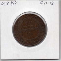 Italie Sardaigne 5 centesimi 1826 L TTB-, KM 127 pièce de monnaie