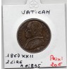 Vatican Pius ou Pie IX 2 lire 1867 an XXII TTB, KM 1379.2 pièce de monnaie