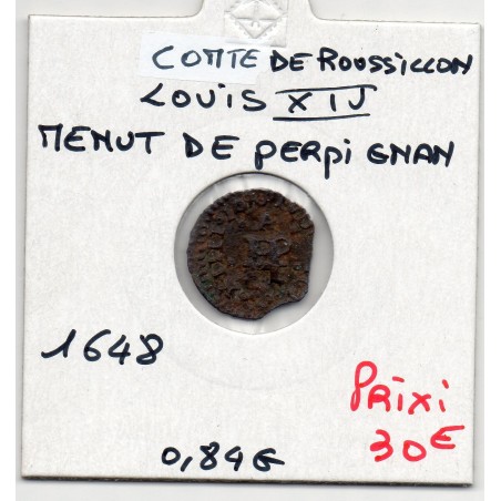 Comté de Roussillon, Louis XIV (1648) Menut de Perpignan